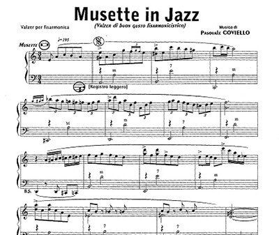 Musette In Jazz Spartito Per Fisarmonica Score Accordion By Pasquale Coviello